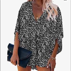 Women’s Leopard Print Romper